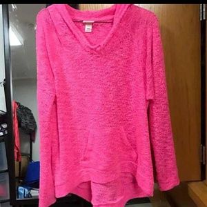 Like New hot pink hoodie size Med